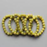 Serpentine Lemon Green Ch Round Bracelet 18cm 10mm A