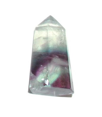 Rainbow Fluorite Tappered Single Point 1.2 inch (1.2 x 1.5 x 3cm) A/A+