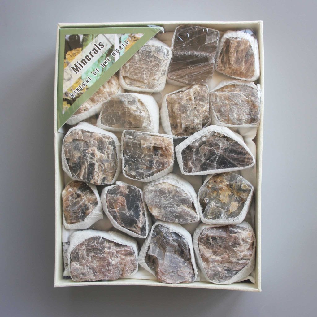 Shadow Orange Feldspar Rough Box Set 40x135x175mm A