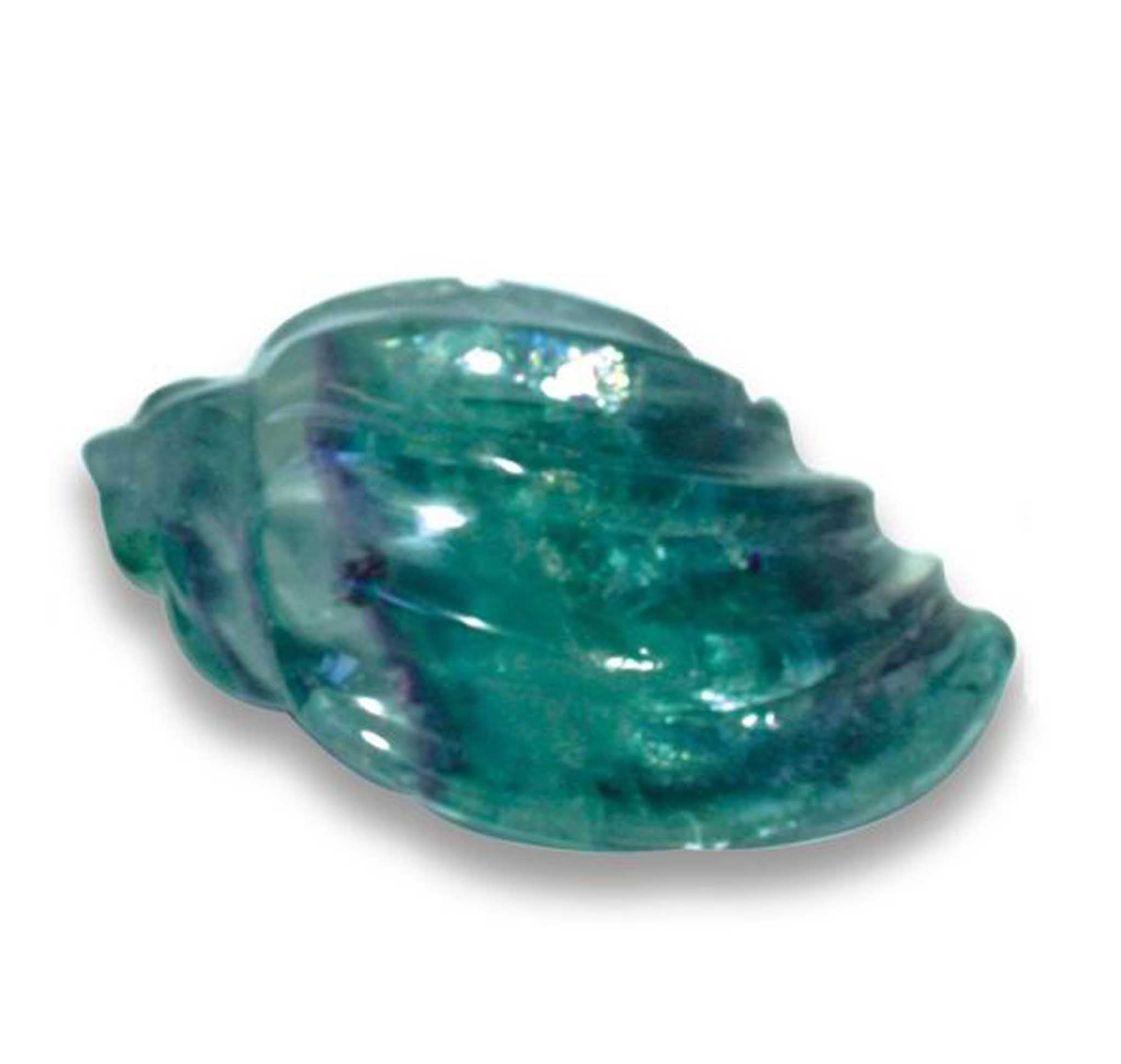 dcf36588b420b65bbdf205ba70053c23-1 Rainbow Fluorite Shell6 2.8 inch (7cm) A/A+