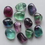 Purple Fluorite Tumble Stone 1 inch (2-3cm) A+/AA