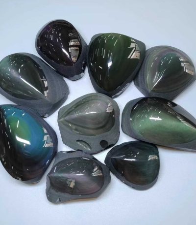 Rainbow Obsidian Top Polish Rough 50/80mm A/A+