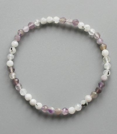 Mix Stone Round Bracelet #4 4mm A