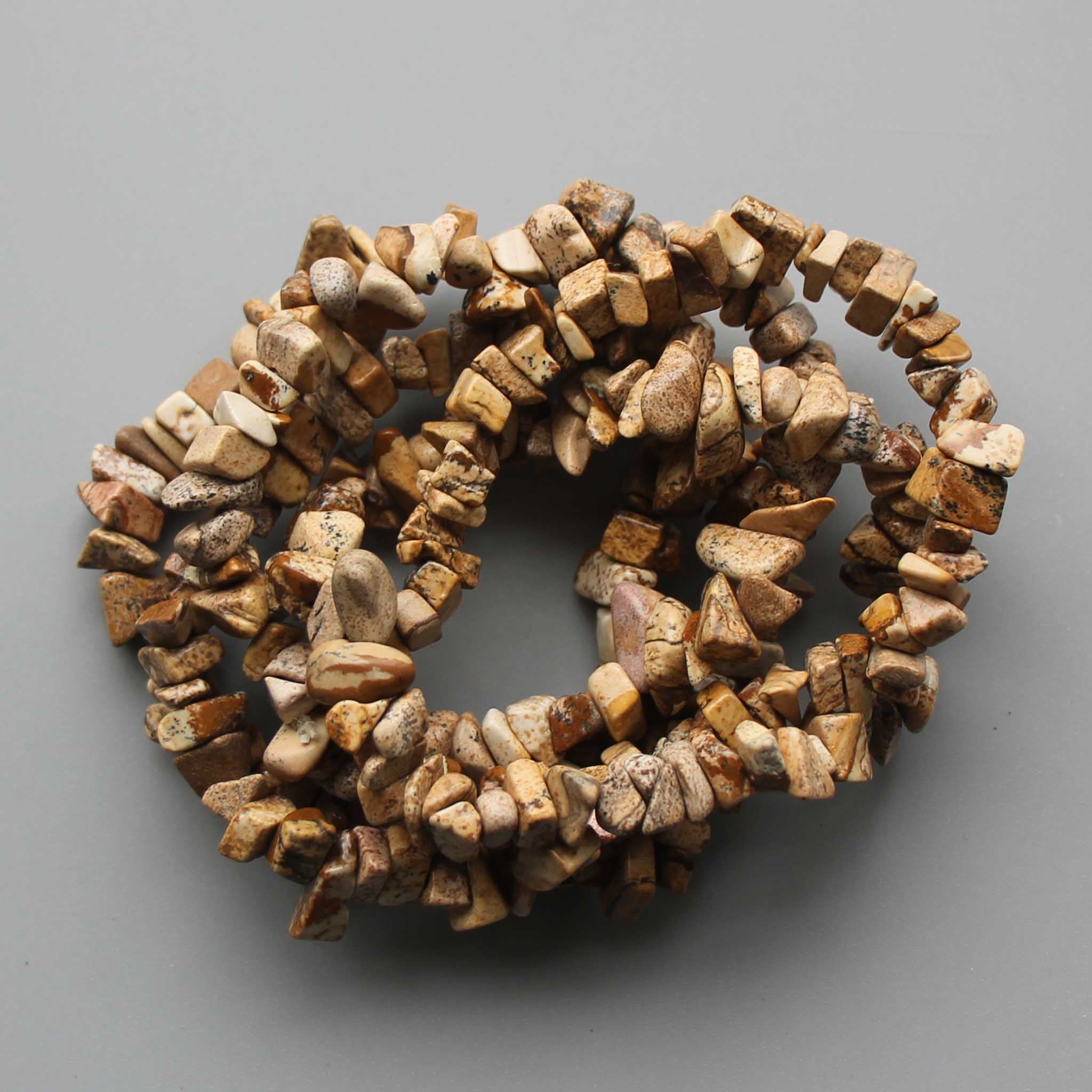 e23ca4691c48810da1289a1536e3a659_7b80ed81-aa42-479f-a7e9-89210d08228a Picture Jasper Chips Bracelet 4/8mm A