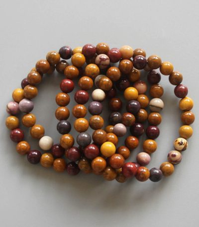 Mookaite Round Bracelet 18cm 8mm A