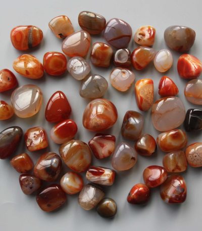 Carnelian Tumble Stone 1 inch (2-3cm) A/B