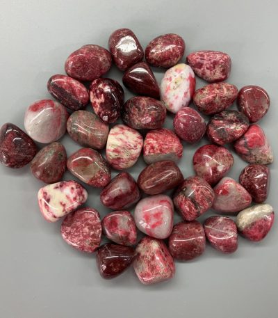 Thulite Tumble Stone 1 inch (2-3cm) A/B