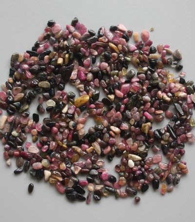 Tourmaline Mix Colour Chips With Corner 0.2 inch (3-8mm) A/A+