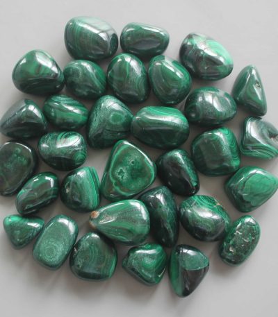 Malachite Tumble Stone 1 inch (2-3cm) A/B