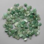 Green Aventurine Chips With Corner 0.2 inch (3-8mm) A
