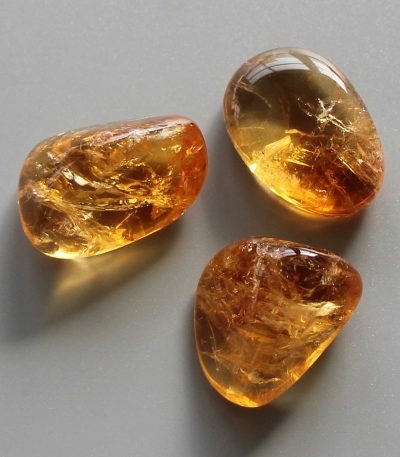Citrine Tumble Stone 1 inch (2-3cm) AA