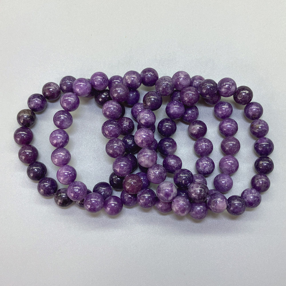 Lepidolite Af Round Bracelet 18cm 10mm A+