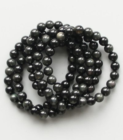 Rainbow Obsidian Round Bracelet 18cm 8mm A