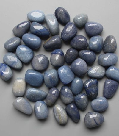 Blue Quartz Tumble Stone 1 inch (2-3cm) A/B