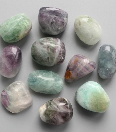 Rainbow Fluorite Tumble Stone 1 inch (2-3cm) B