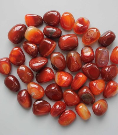 Carnelian Tumble Stone 1 inch (2-3cm) A