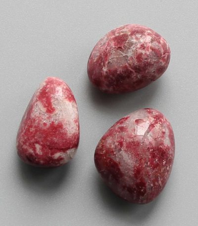 Thulite Tumble Stone 1 inch (2-3cm) A