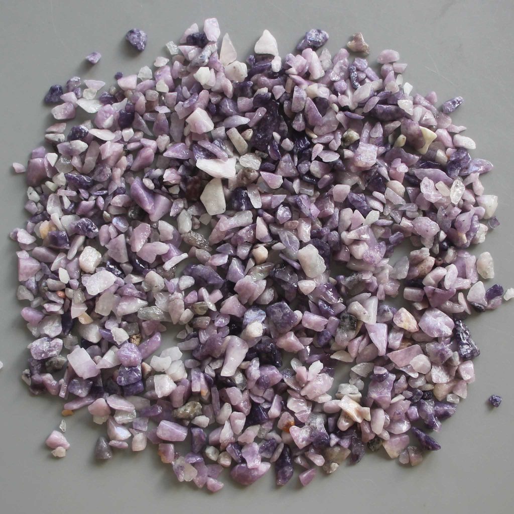 Lepidolite Ch Chips With Corner 0.2 inch (3-8mm) A/B