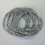 Labradorite Faceted Round Bracelet 4mm A+/AA