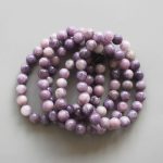 Lepidolite Af Round Bracelet 18cm 8mm A
