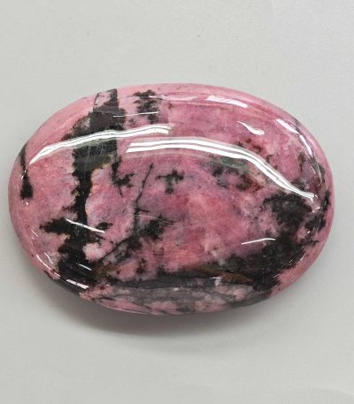 Rhodonite Soap stone 2.8 inch (2 x 5 x 7cm) A+