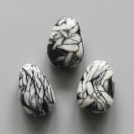 Pinolith Tumble Pendant With Cross Hole 2.5mm 0.8-1.2 inch (2.2-3cm) A/A+