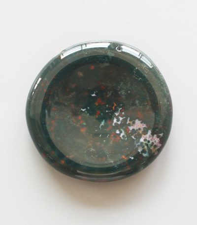 Blood Jasper Freeform Thumb Stone 1.4-2 inch (0.9 x 3.5-5cm) A/A+