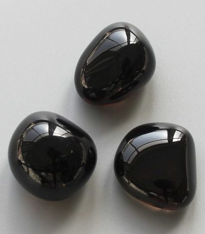 Smoky Obsidian Man Made Tumble Stone 1 inch (2-3cm) A
