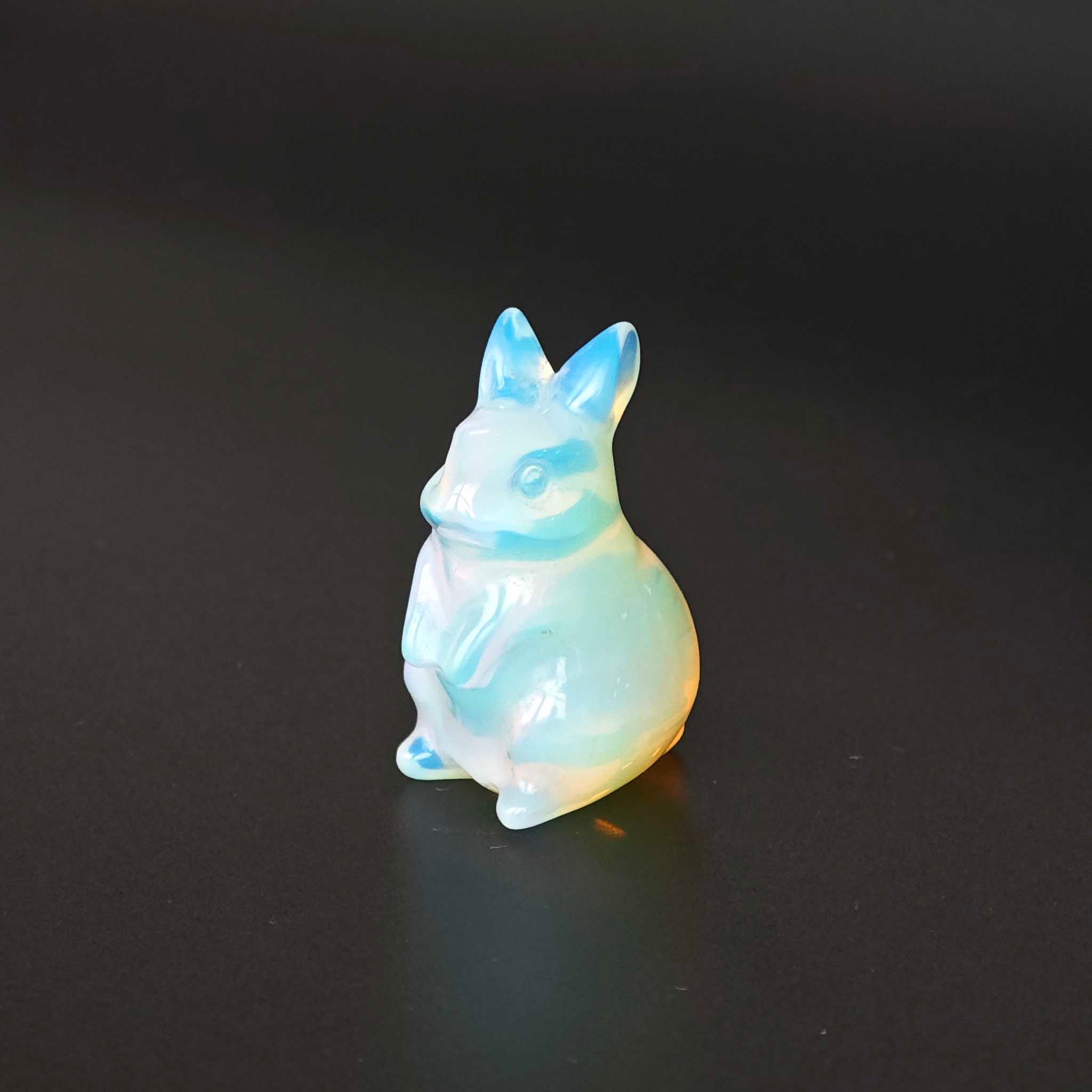 11997dd42dd3a65a3bbe64f269c0410d Opalite Rabbit P 2 inch (5cm) A/B