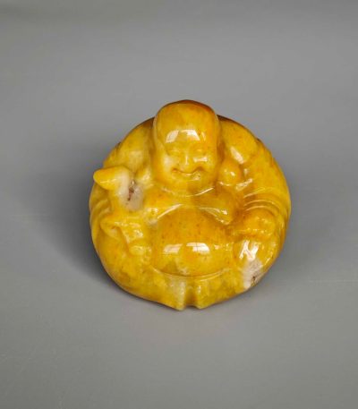 Yellow Aventurine Buddha Mellowed 2 inch（5cm） A