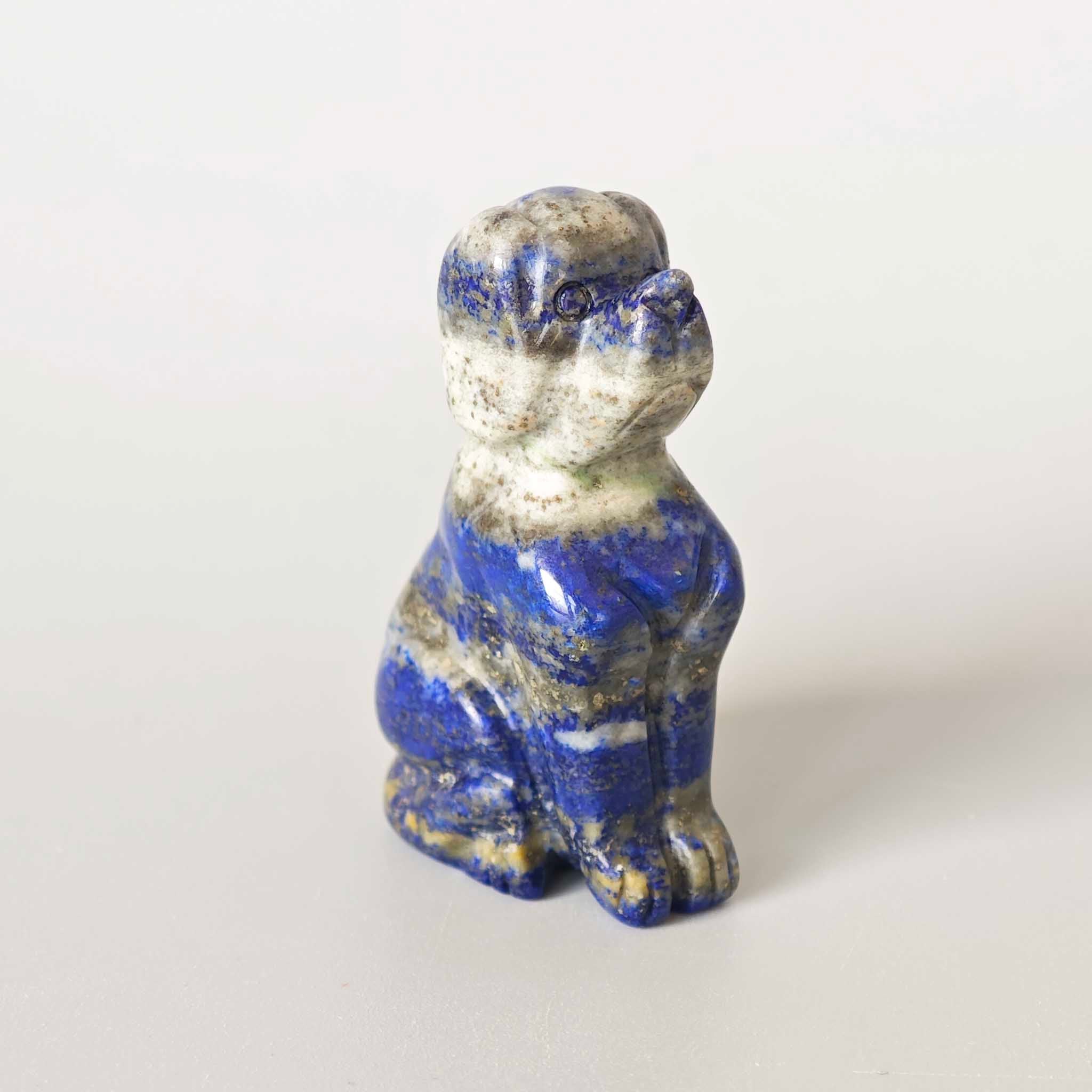 15a074794220794a8ae5b4d9d1214e84 Lapis Lazuli Dog #2 2 inch(5cm) A/B