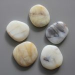 White Milky Opal Brazil Smooth Stone 1.6 inch (0.8-1 x 3.5-4.5cm) A/B