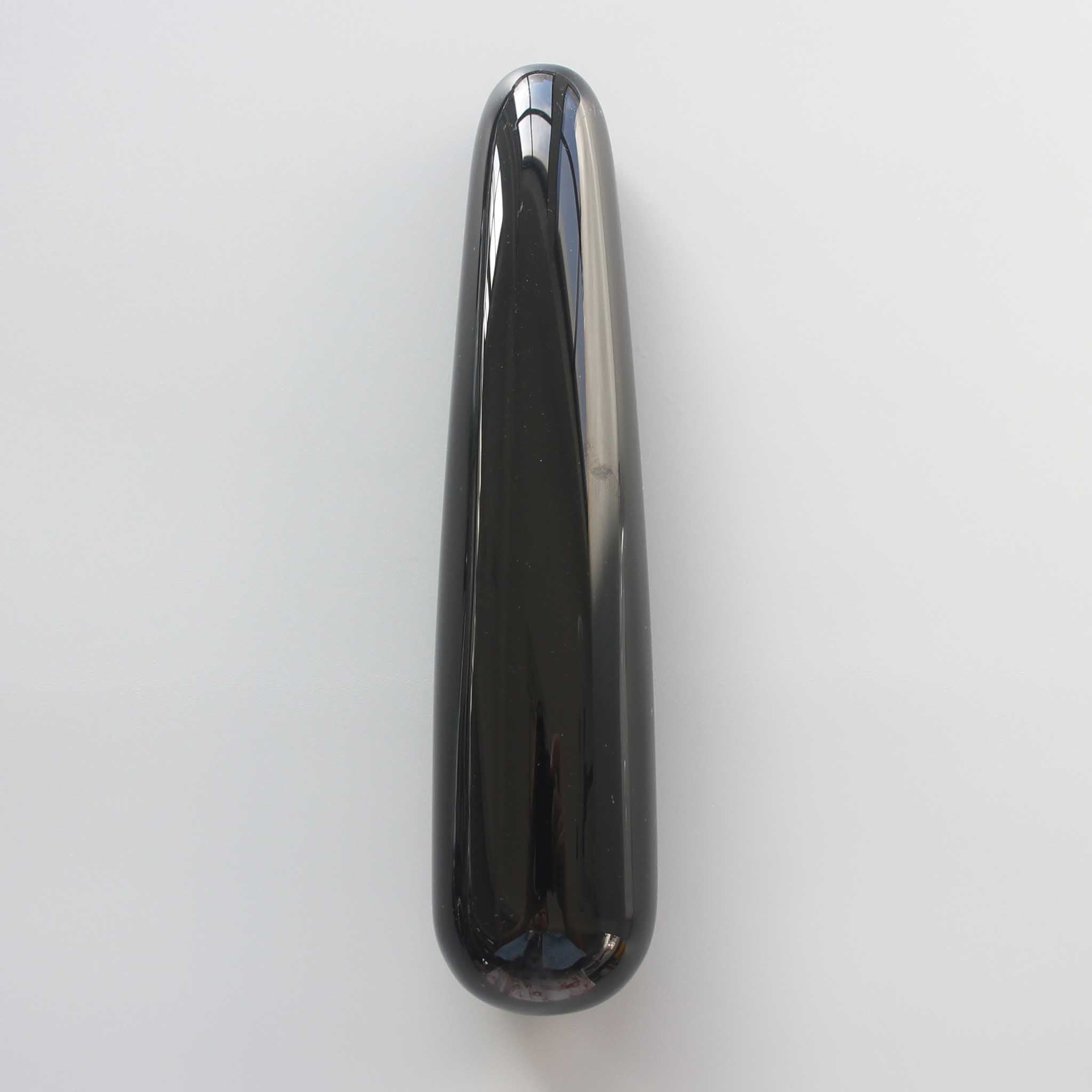 1787457aa6eae3abd27657a56d079da7 Black Obsidian Long Drop Massage Wand 7.1 inch (4.1 x 18cm) A