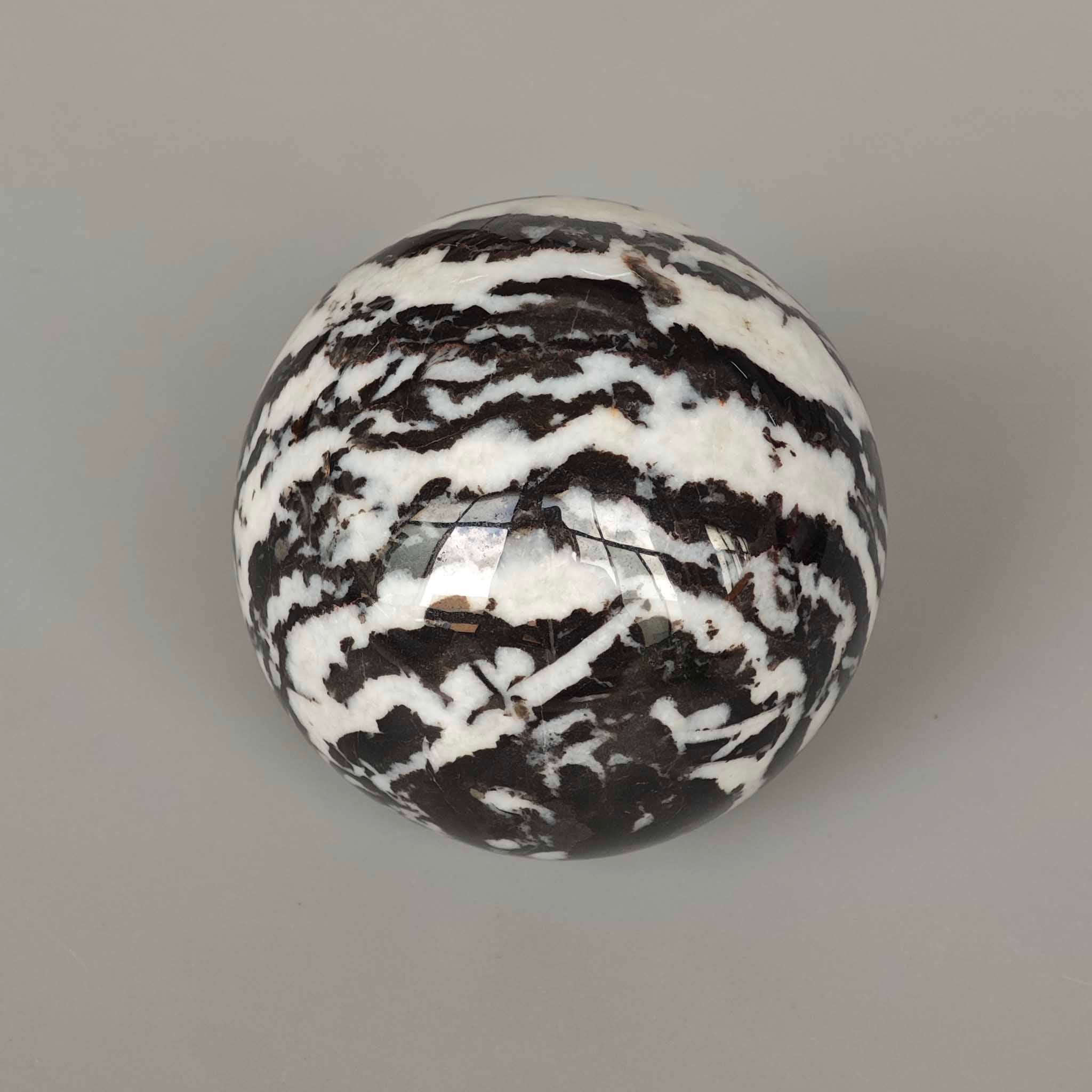 1f1f150b77aadddccece98400059dd07 Zebra Jasper Sphere 2.4 inch (6cm) A