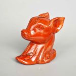 Red Jasper Pig Head 2inch (5cm) A