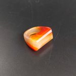 Carnelian Straight Faceted Ring (B) 16x30x32mm A