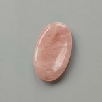 Rose Quartz Oval Shape Thumb Stone 2 inch (0.7 x 3 x 5cm) A/A+