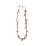 Citrine Chip & Pearl Necklace 5# 5/8mm,16" A