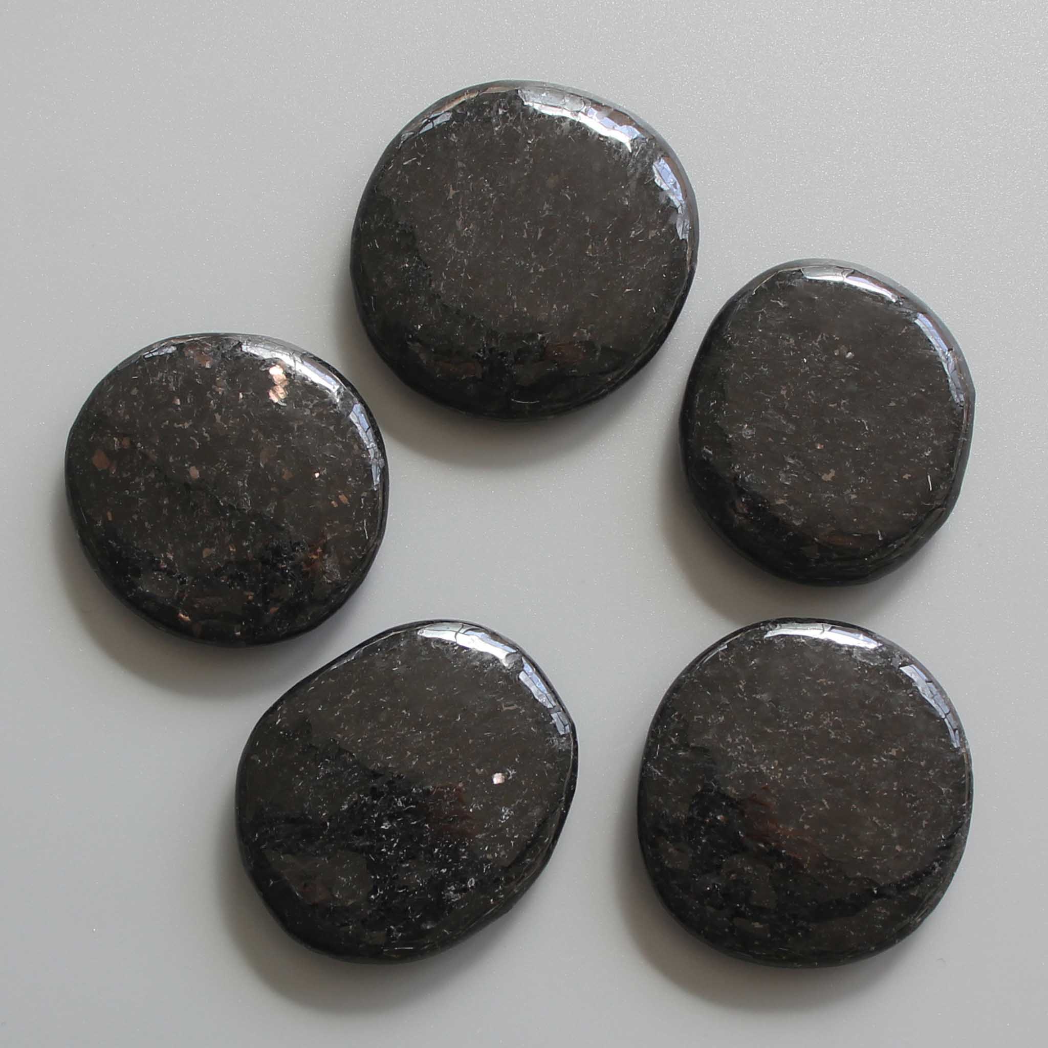 29d4db7ea8fdb608e1462e38cc1571cc Anthophyllite With Biotitic Smooth Stone 1.6 inch (0.8-1 x 3.5-4.5cm) A