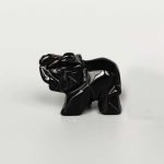 Black Obsidian Elephant P 2 inch (5cm) A