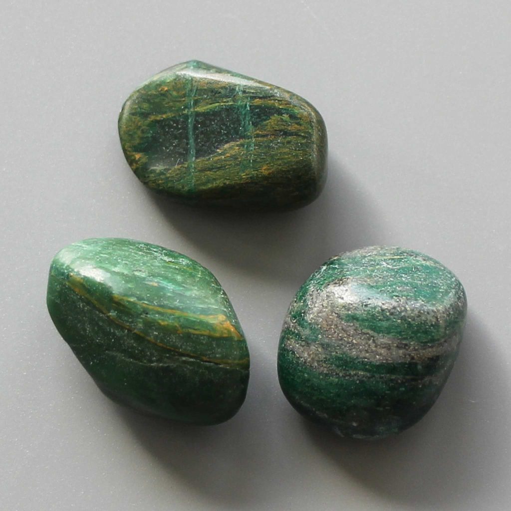 African Jade Tumble Stone 1 inch (2-3cm) B