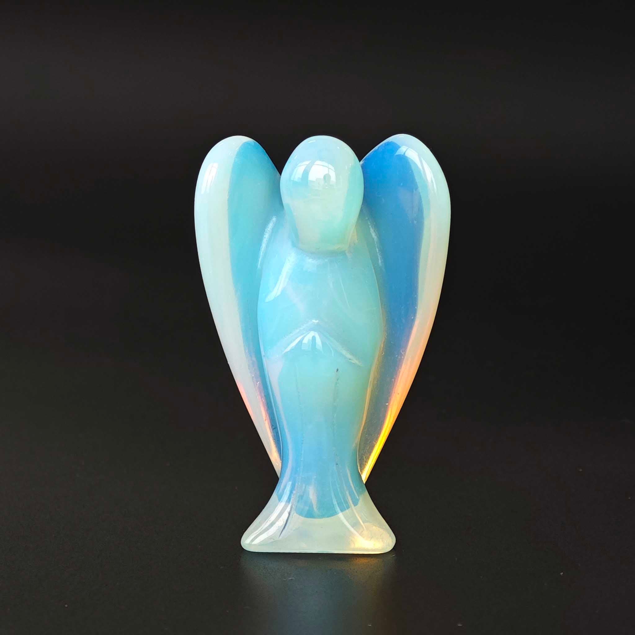 36cfc2199794af15b99c845d670f09ce Opalite Simple Angel #2 3 inch (7.5cm) A/A+