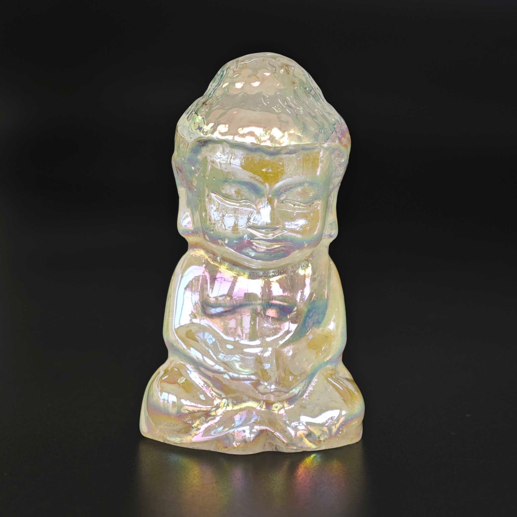 37f49383a2342f0800160f6d1c0b2713 Crystal Laser AB Rainbow Color Cartoon Lu Li Buddha 60mm A