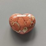 Poppy Jasper Chubby Heart 1.8 inch (2.2 x 3.8 x 4.5cm) A