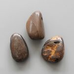 Boulder Opal Tumble Pendant With Cross Hole 2.5mm 0.8-1.2 inch (2.2-3cm) A/B