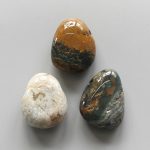Ocean Jasper Tumble Pendant With Cross Hole 2.5mm 0.8-1.2 inch (2.2-3cm) A/B