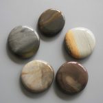 Polychrome Jasper Smooth Stone 1.6 inch (0.8-1 x 3.5-4.5cm) A/B