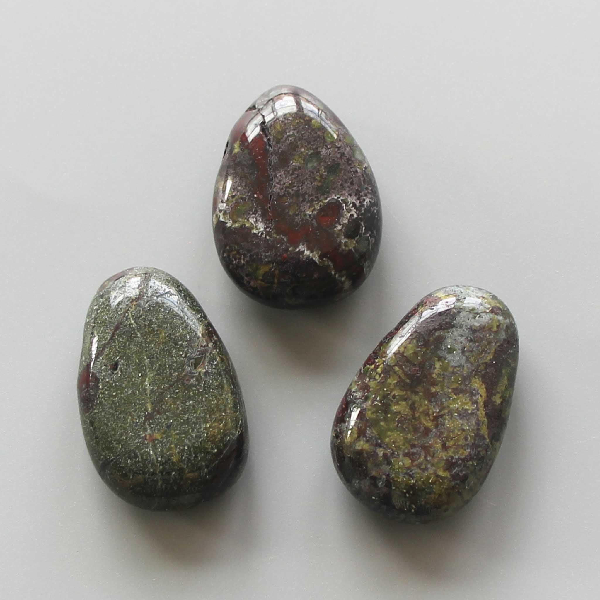 43a5213b3f78a6c4b6b00277910cfabe Dragon Stone Tumble Pendant With Cross Hole 2.5mm 0.8-1.2 inch (2.2-3cm) A/B