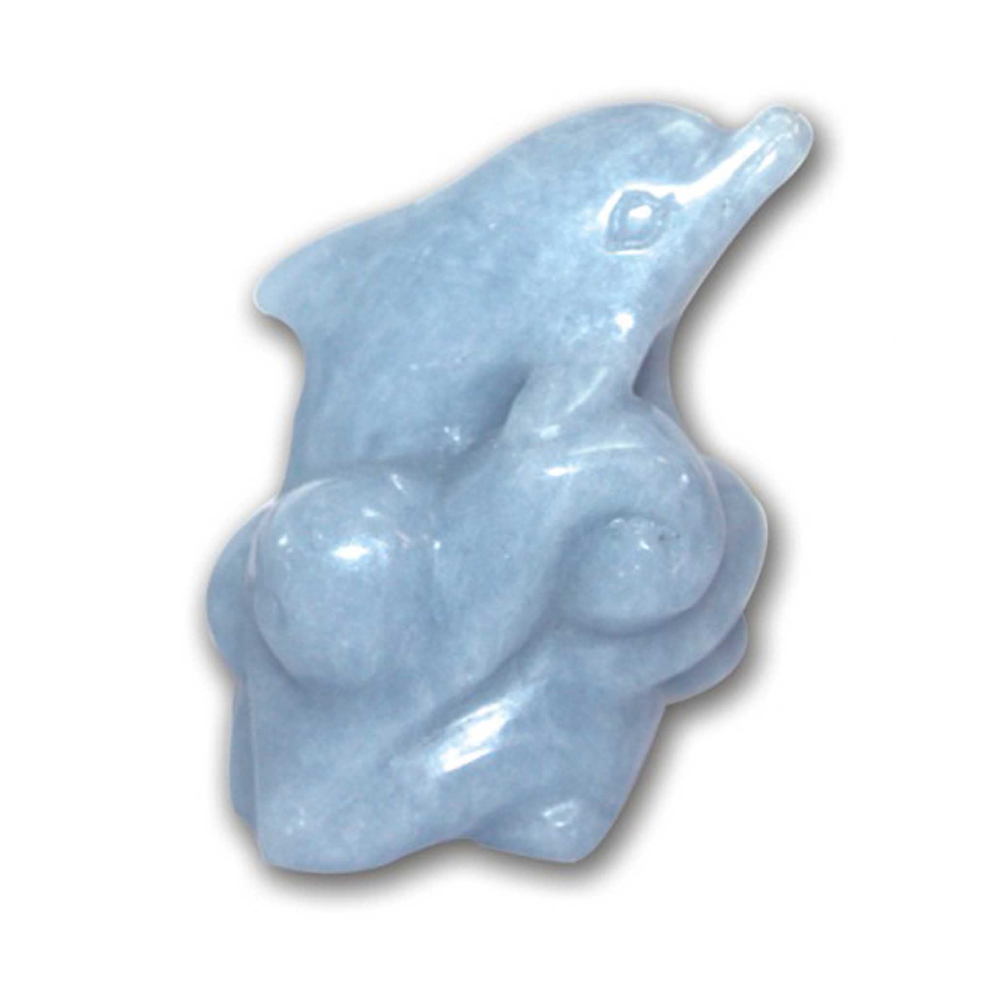 480c93e8c46cf39389eae23087b01582 Angelite Single Dolphin 1.5inch (4cm) A