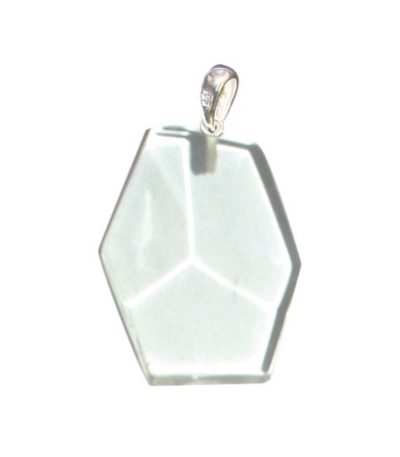 Crystal Flat tumble with silver 25-30mm A+/AA
